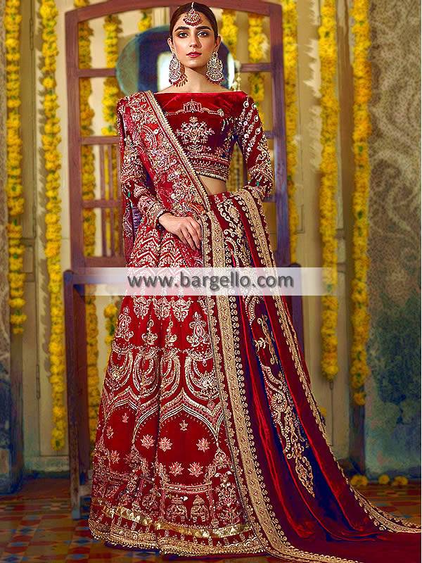 Pakistani Designer Lehenga Choli USA ...