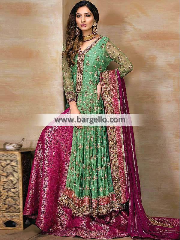 Pakistani Wedding Dresses USA Bride Sister Barat Dresses