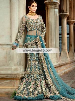 Peplum Wedding Dress Mermaid Lehenga USA Berkeley California