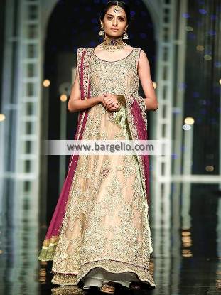 Floor Length Pakistani Bridal Dress Sacramento California Bridal Dress For Walima