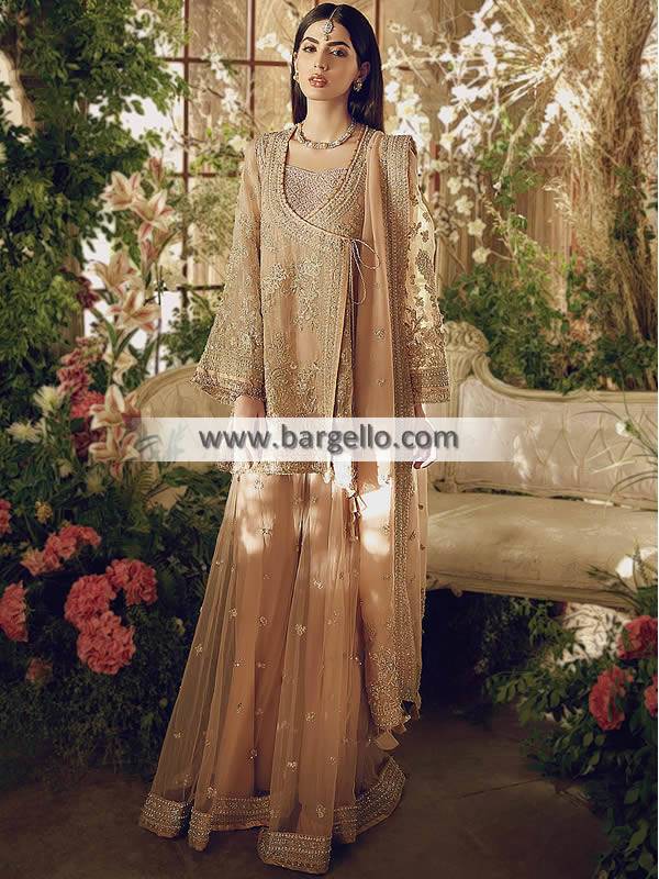 Latest Angrakha Suits Berkeley California CA USA Designer Angrakha Suit