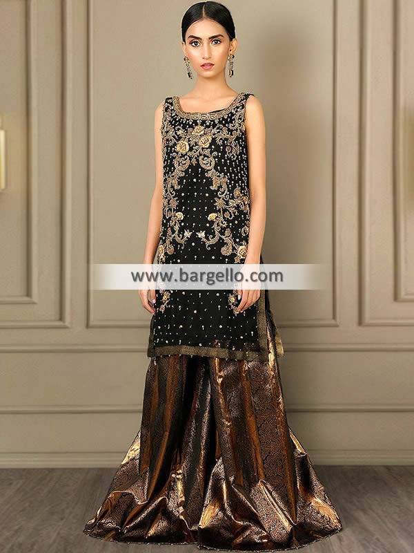 Pakistani Wedding Guest Dresses Sydney Australia Latest Sharara Designs