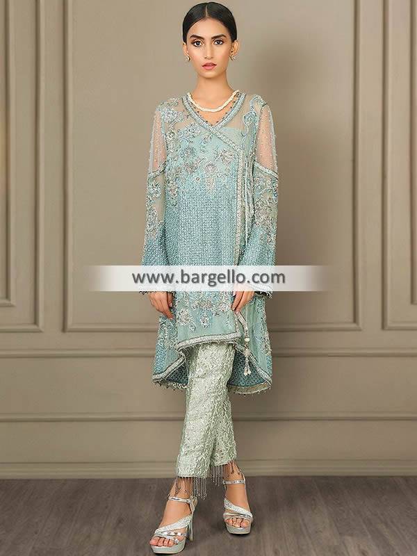 Angrakha Style Dresses Sydney Australia Latest Wedding Dresses Pakistan