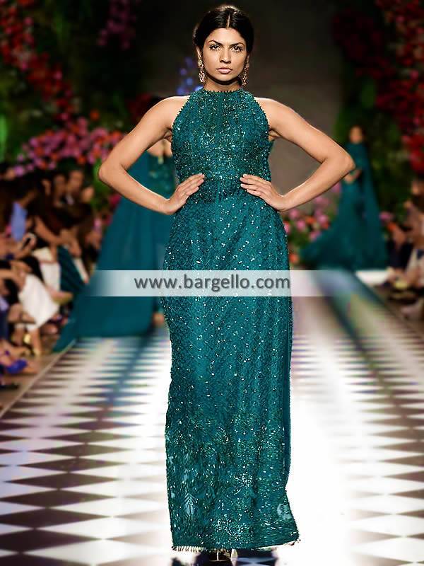 Pakistani Evening Dresses Newcastle London UK Faraz Manan Alhambra Collection