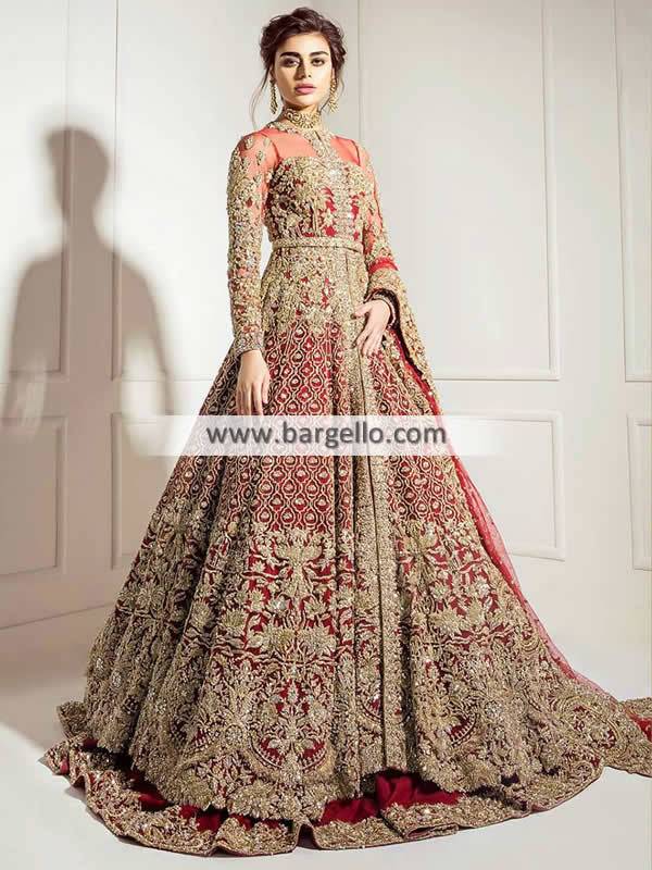 Pakistani Bridal Lehenga and Wedding Gown Walima Dress – Nameera by Farooq-sonxechinhhang.vn