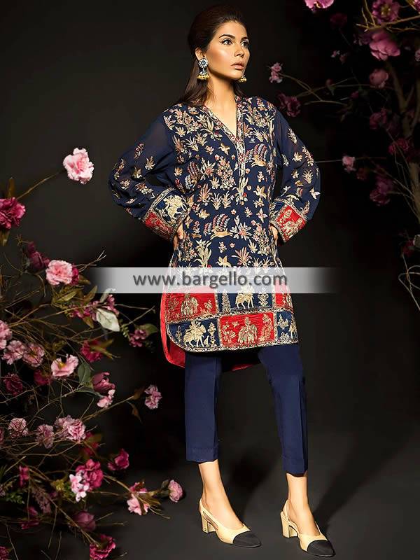 Pakistani Cocktail Party Dresses Company Party Dresses Family Gathering Dress