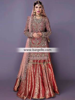 Banarsi Gharara for Wedding Houston Texas TX USA Wedding Gharara