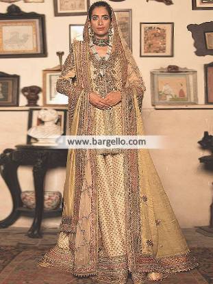 Pakistani Designer Bridal Sharara Houston Texas TX USA Latest Bridal Sharara Dresses