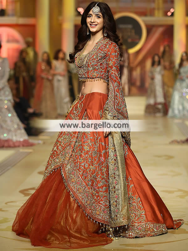 Latest designer deals lehengas