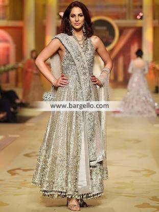 Latest Bridal Maxi for Walima Pakistani Designer Bridal Maxi for Reception