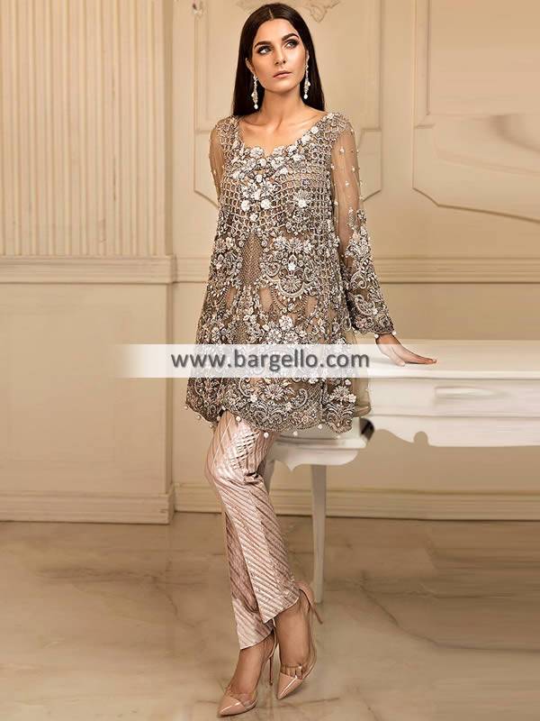 Pakistani Short Frocks Designs Designer Short Frocks Peplum UK USA Canada Australia