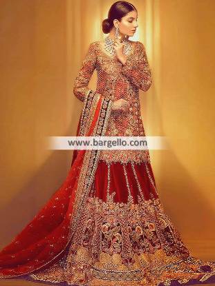 Pakistani Bridal Wear Yonkers New York USA Latest Bridal Lehenga Dresses