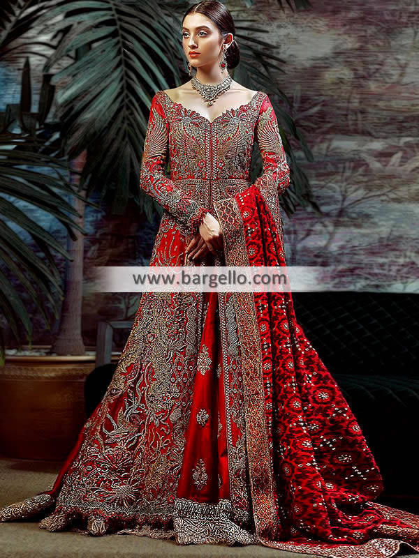 Gorgeous Bangladeshi, Indian and Pakistani Bridal Lehenga - Bellatory