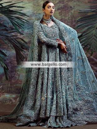 Pakistani Bridal Anarkali Dress Saddle River New Jersey NJ USA Luxurious Bridal Anarkali