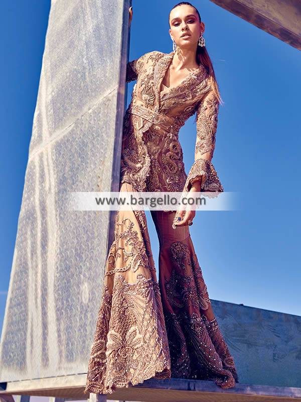 Bridal Sharara Pakistan Elan Sharara for Newlyweds Wedding Dresses
