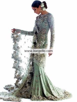 Pakistani Bridal Sharara Jersey City New Jersey NJ USA Elan Champs de Patchouli Collection
