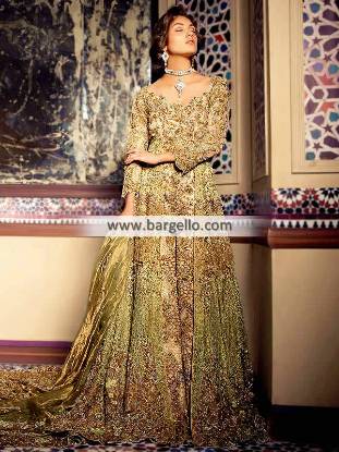 Designer Tabya Wedding Dresses with Prices Bridal Sharara Pakistan