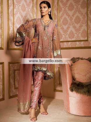 Pakistani Angrakha Dresses Elan Dresses Semi-Formal Occasion Dresses Churidar 