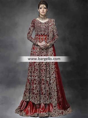 Traditional Bridal Lehenga Indian Latest Pakistani Designer Lehenga in Traditional Color