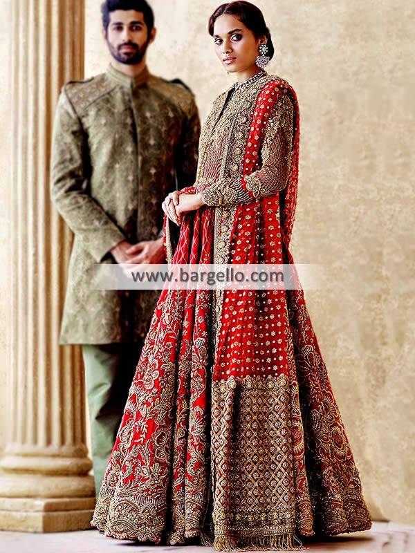 Glorious Anarkali Bridal Dresses Toronto Canada Faraz Manan Viceroy Collection