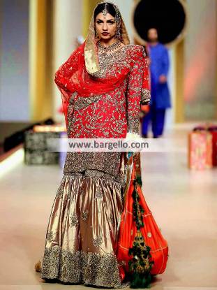 Traditional Wedding Dresses Wedding Gharara Pakistan Gogi Wedding Dresses