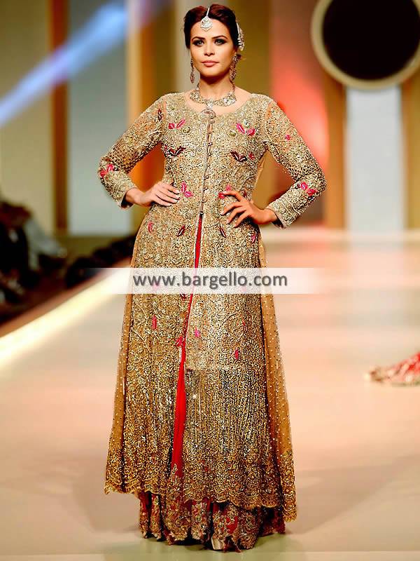 Charming Anarkali Bridal Lehenga for Newly Weds Family Wedding Functions