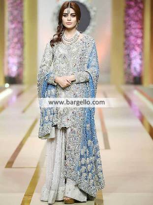 Luxurious Bridal Sharara London Cambridge UK Pakistani Designer Sharara