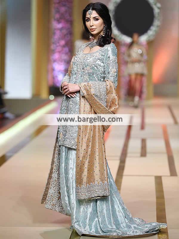 Floor Length Sharara Wedding Sharara for Many Formal Events Pakistani Designer Sharara
