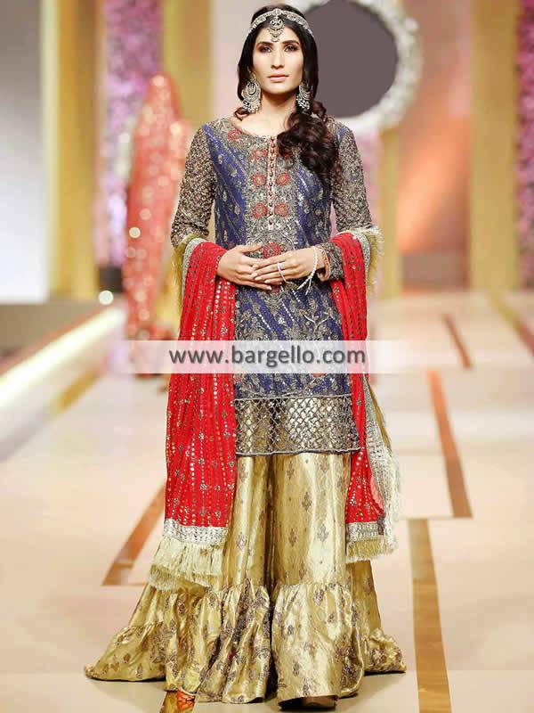 Pakistani Wedding Gharara Dresses Designer Annus Babar Wedding Dresses
