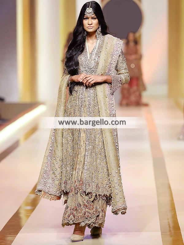 Anarkali Bridal Dresses Ras Al-Khaima UAE Bridal Anarkali Dresses Umsha by Uzma Babar