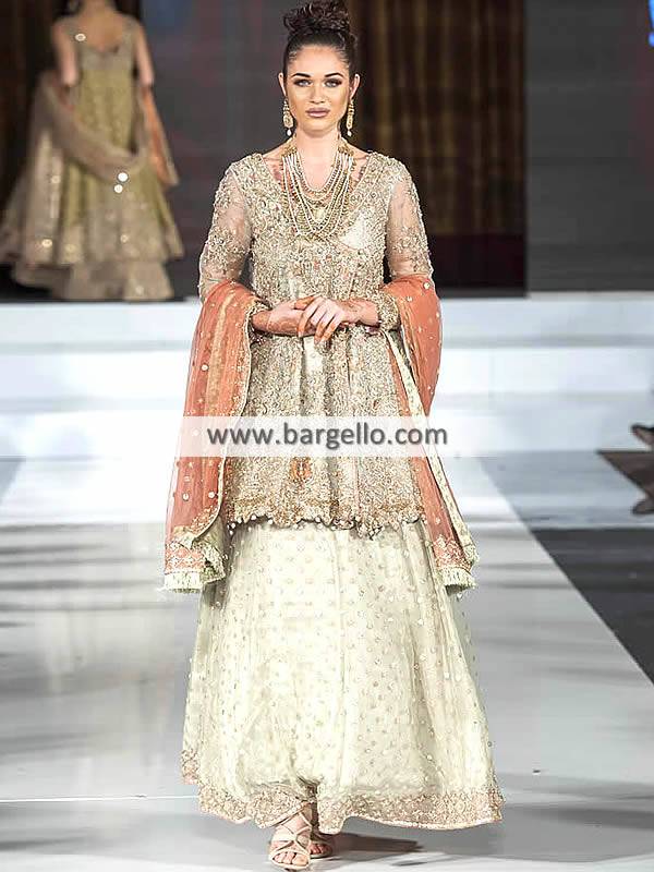 Angrakha Style Bridal Dresses Angrakha Style Lehenga Dresses Diamond Bar California CA USA