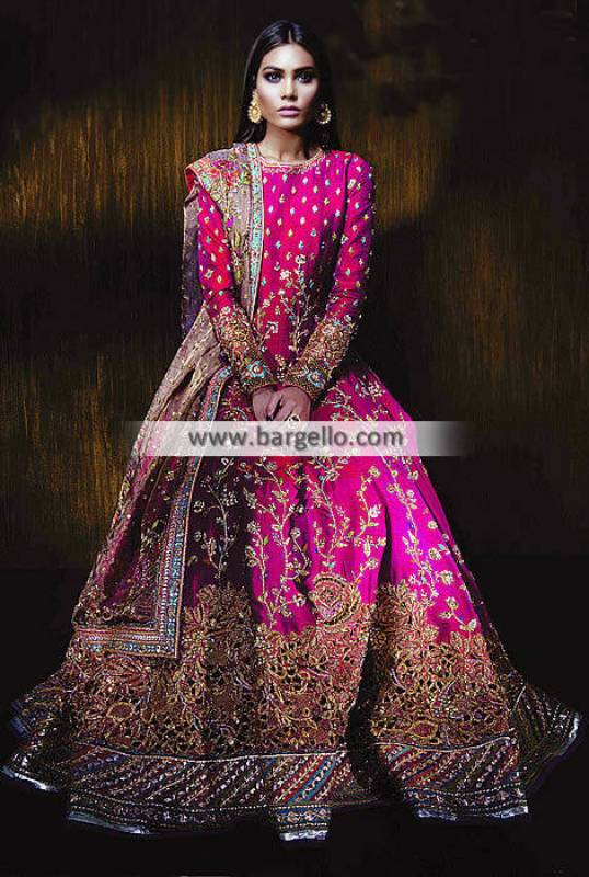 Bridal Anarkali Suits Designer Bridal Anarkali Dresses Denny UK