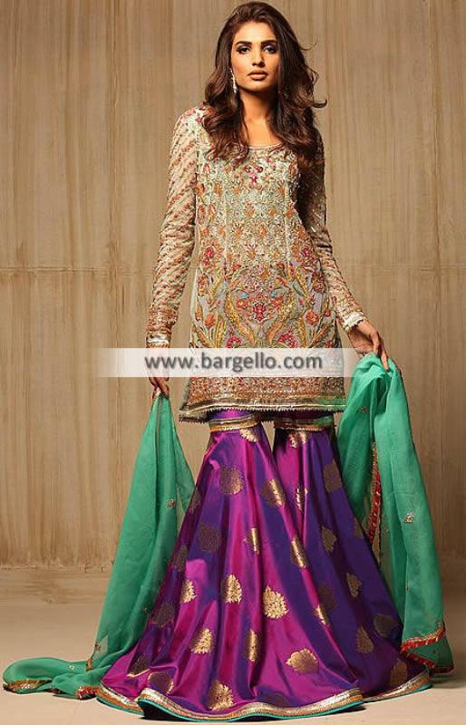 Wedding Gharara Dresses Dhaka Pajama Pakistani Gharara Dresses Bromley UK