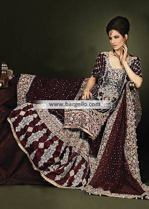 Pakistani Bridal Gharara Dresses Designer Wedding Dresses Ajman UAE