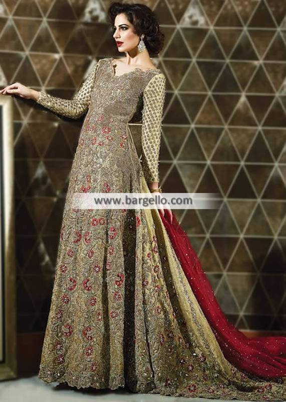 bridal anarkali dress