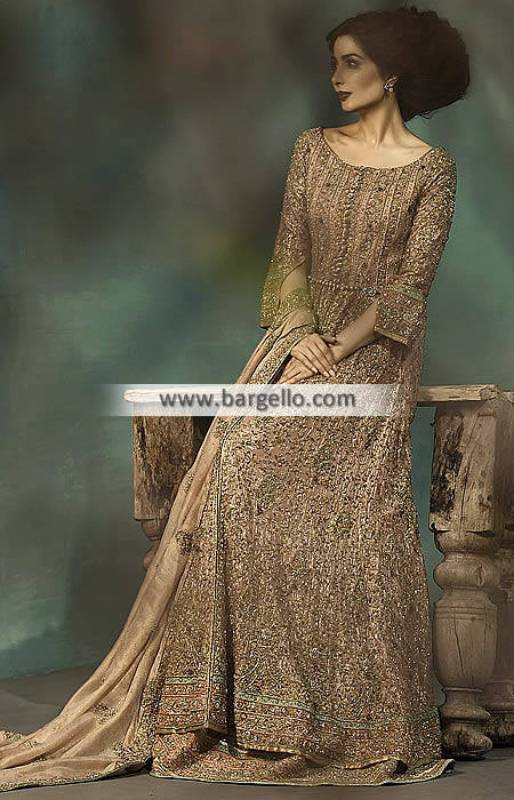 full anarkali gown