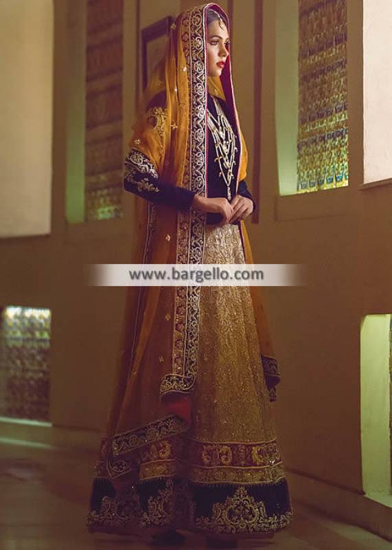 Adnan Khan Stunning Bridal Anarkali Suits Brooklyn New York NY USA