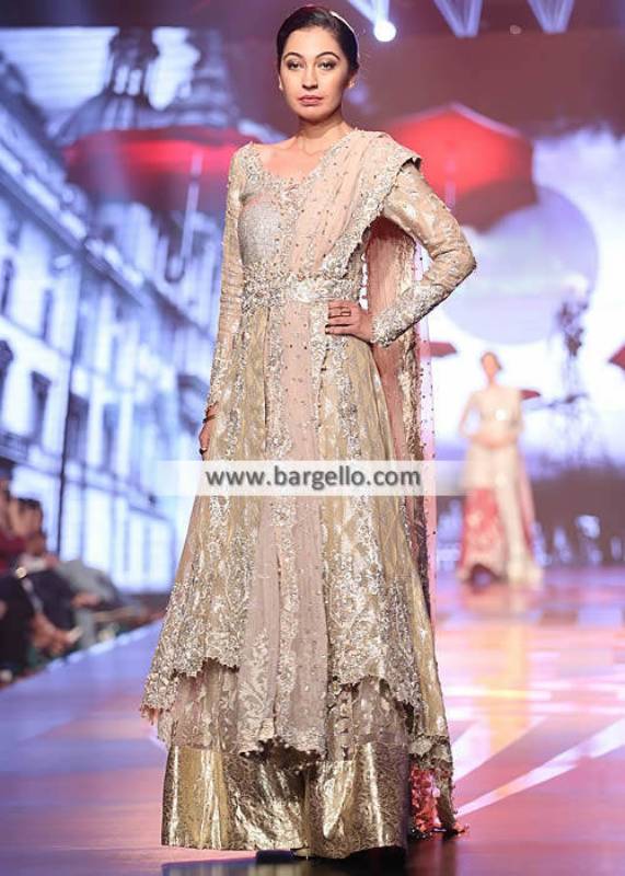 Tena Durrani Anarkali Dresses Keynes UK Designer Bridal Sharara Outfit