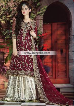 Latest Pakistani Bridal Lehenga Dresses Jackson Heights New York NY USA