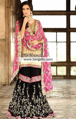 Asian Bridal Gharara Dresses Livingston UK