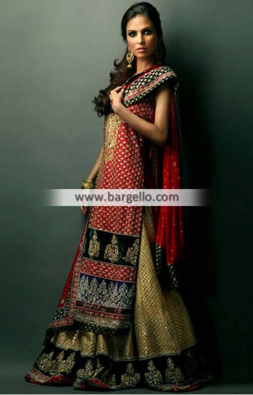 Bridal Wedding Sharara Dresses Edinburgh UK