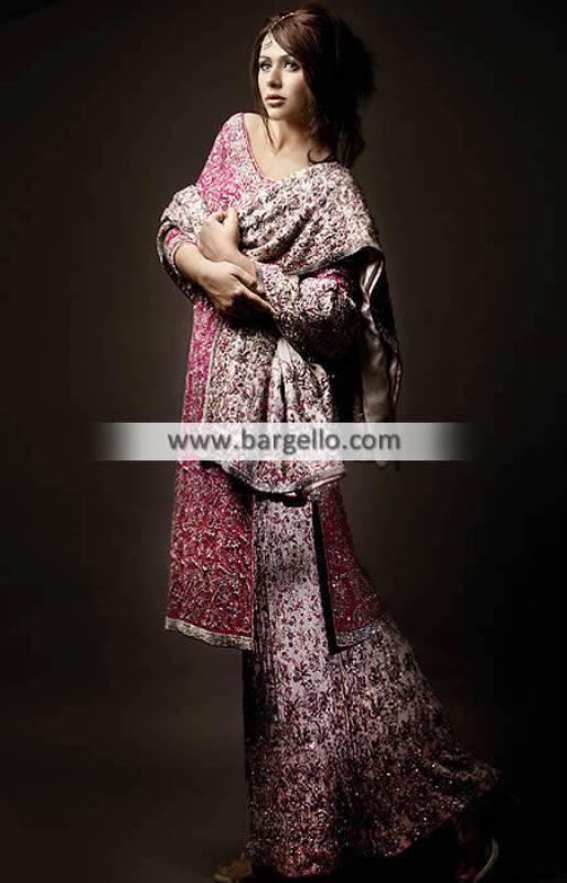 Asian Bridal Sharara Dresses Birmingham UK