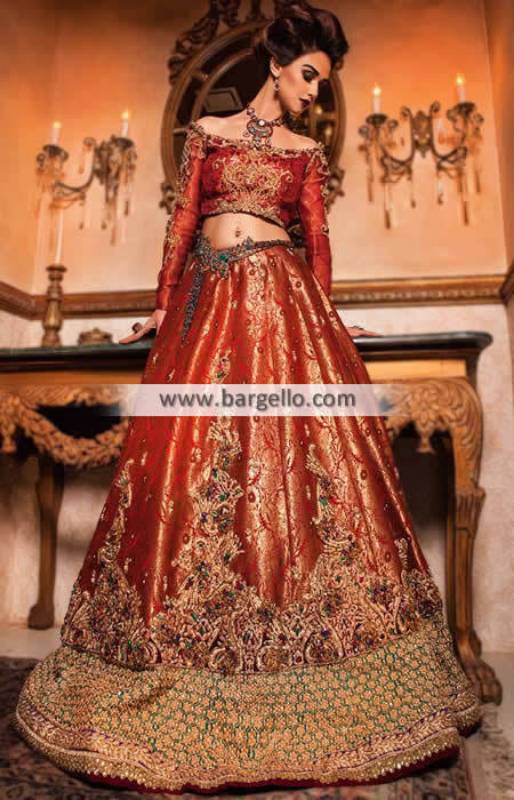 Pakistani Designer Bridal Lengha Doha Qatar