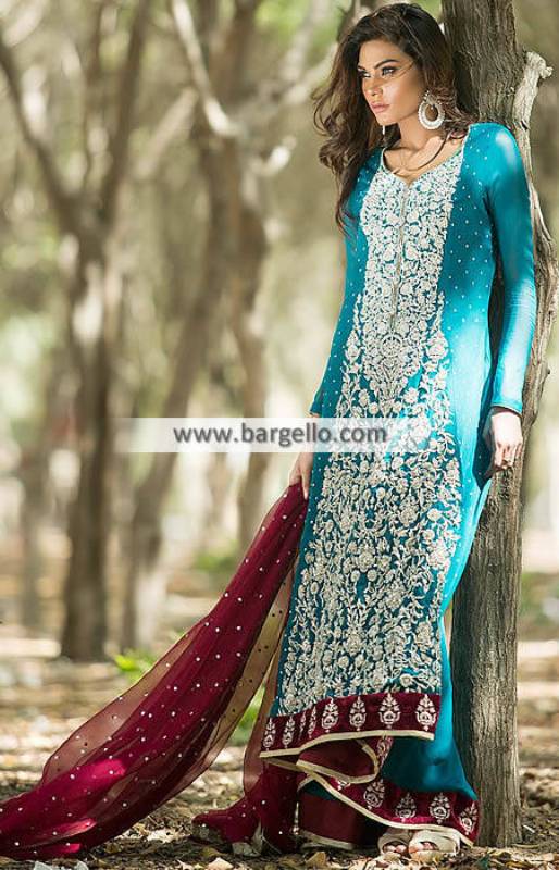 Pakistani Anarkali Suits Nelson UK Attractive Formal Party Wear Suits