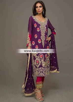 Exclusive Pakistani Evening Wear Atlanta Georgia USA for Wedding or Formal Party Wear