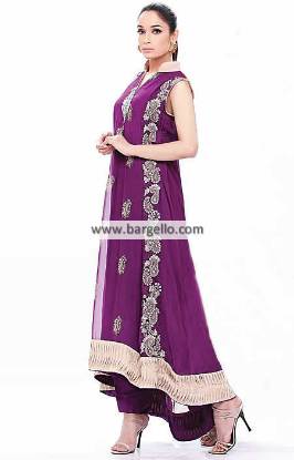 Pakistani Anarkali Dresses Aberdeen UK Sana Abbas Evening Wears