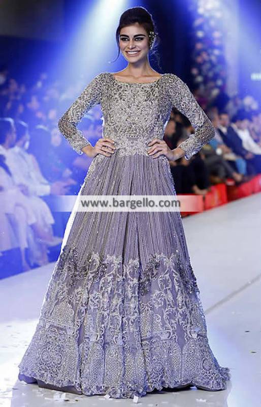 Gorgeous Anarkali Wedding Gown for Nikah and Valima Ilford UK HSY Wedding Dresses