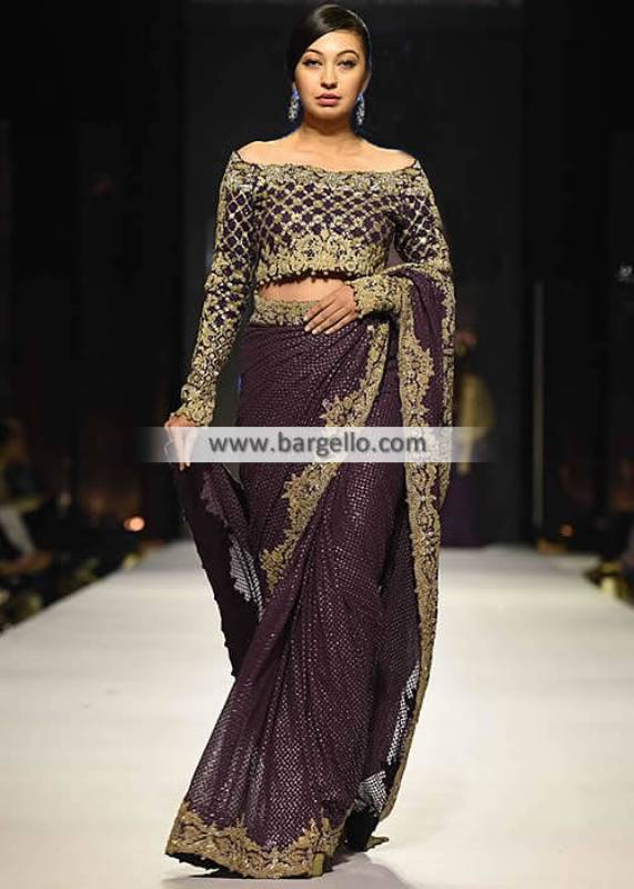 Pakistani Designer Sarees Woodside New York NY USA Umar Sayeed Formal Dresses