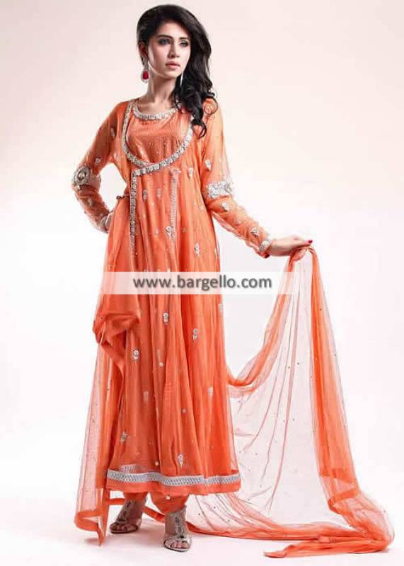 Angrakha Style Dresses Rockville MD Wedding Salwar Kameez