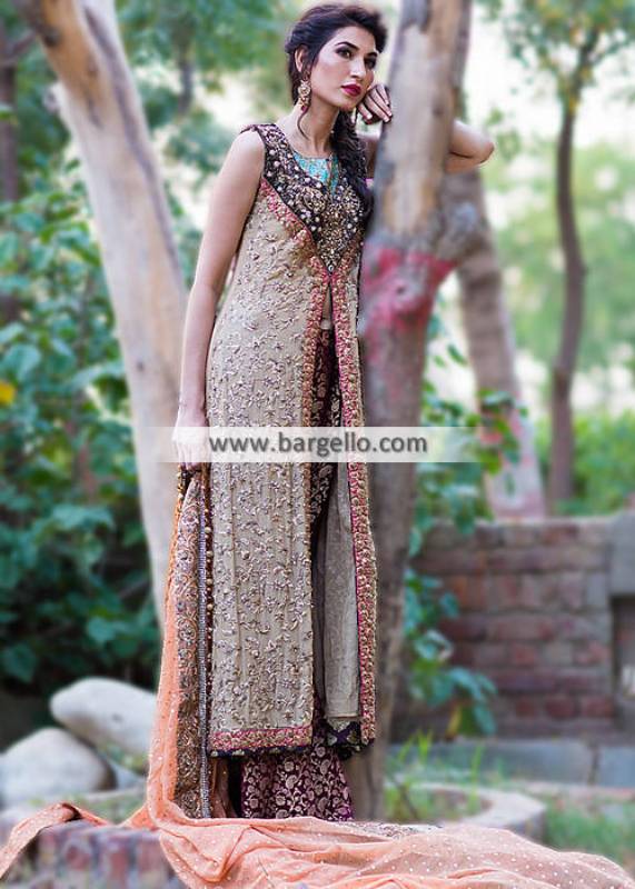 Prodigious Wedding Sharara Dresses Laguna hills California CA USA Uzma Babar Dresses